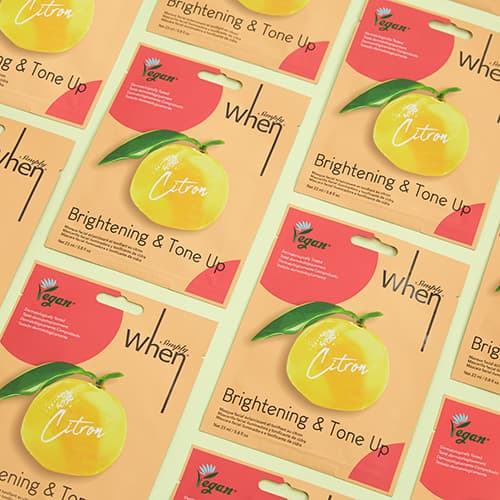 Simply When Vegan Citron Brightening &amp; Tone Up Mask