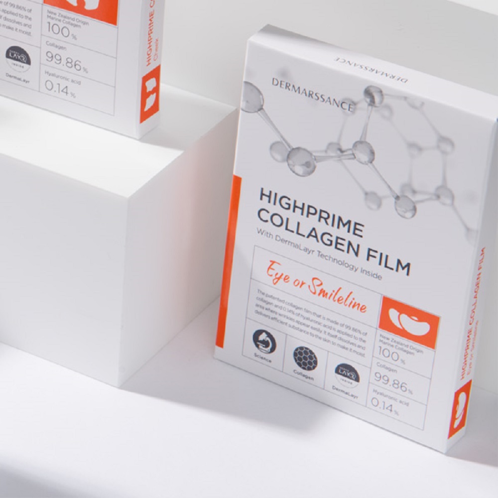 [Skin Care]  DERMARSSANCE HighPrime Collagen Flim Eye or Smilelines (5pcs)
