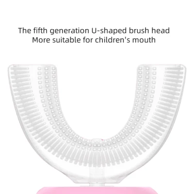 Tooth Care Intelligent U-Shaped Silicone Braces Electric Toothbrush for Children and Kids