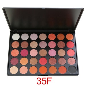 Wholesale 35 Color Morphe Brand Custom Wholesale Empty  Mineral makeup eye shadow 35 Morphe eyeshadow palette