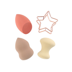 Wholesale Cosmetics Sponge Facial Natural Washing Soft Latex Free Makeup Sponge 3pcs