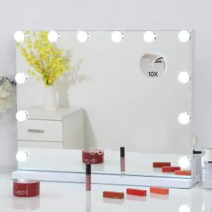 Wholesale Hollywood Touch Sensor Switch Mirror Desktop Beauty Led Light Makeup Mirror With 12pcs Light Bulbs Vanity Mirror