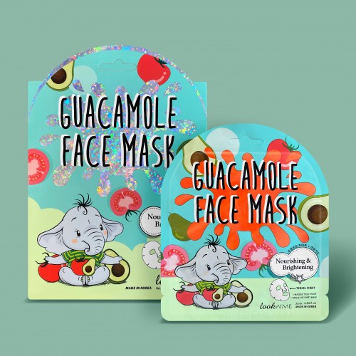 lookATME GUACAMOLE TENCEL FACE MASK