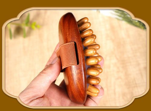 Hot Sell Golden Sandalwood Traditional Chinese Medicine Airbag Massage Comb