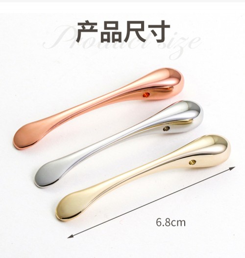 Electroplated Zinc Alloy Eye Cream Massage Stick Smear Tool 2 In 1