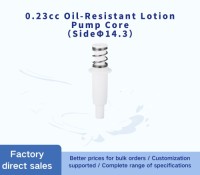 0.23cc Oil-resistant Lotion Pump Core(Side Φ14.3) | Cosmetic Pump Components Manufacturer