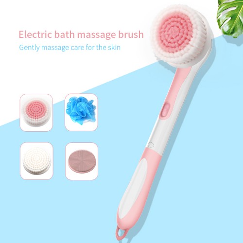 Sain Long-handled Multi-function Bath Brush / Electric Bath Massage Brush