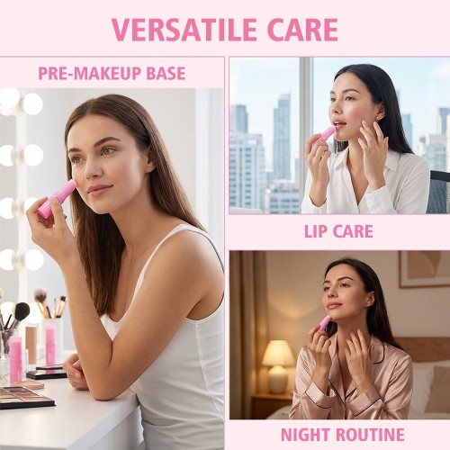 PDRN Pink Collagen Volume Multi Balm Brighten Skin Plump Smooth Radiant Deep Hydration Moisturization Portable Collagen Stick