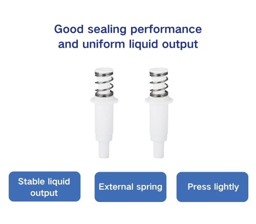 0.23cc Oil-resistant Lotion Pump Core(Side Φ14.3) | Cosmetic Pump Components Manufacturer