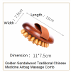 Hot Sell Golden Sandalwood Traditional Chinese Medicine Airbag Massage Comb