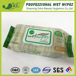 100% Soft Bamboo Fiber Spunlace Refreshing Baby Wipes biodegradable wet wipes