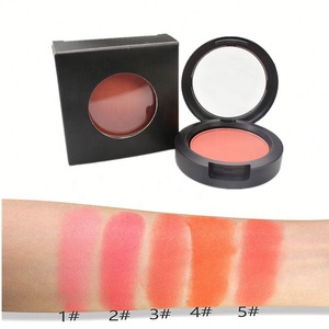 2019 Face Make Up private label blush single colors matte cardboard blusher