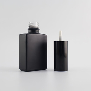 30ml forest black rectangle glass perfume essential oil perfume glass bottle