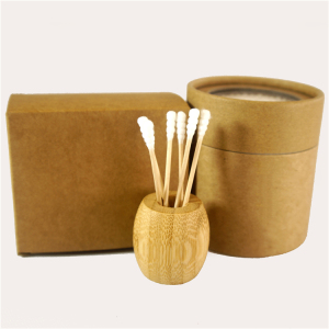 Amazons best-selling biodegradable cotton swab beauty cleaning double-headed bamboo cotton swabs