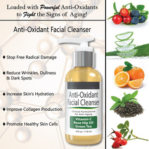 Anti Aging Powerful Antioxidant Facial Cleanser for Women with Vitamin C