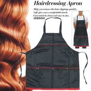 Custom Salon Aprons Synthetic Fiber 4 POCKETS Barber Hairdressing Salon Caps Hair Cutting Dyeing Caps For Hairdresser