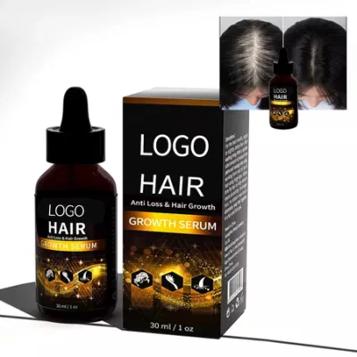 Customized Organic Products Fast Private Label Natural Hair Growth Serum