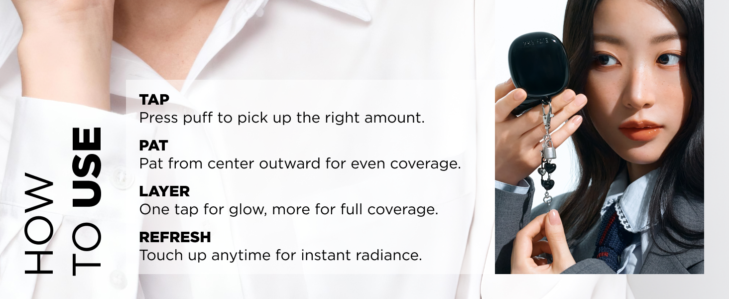 EITHER&amp; Glow Pixel Cushion Foundation (23P Amber, 12g)