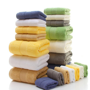 Factory Supply Quality 100% Egyptian Cotton Colored Dobby Weave 70x140cm Bath Towel