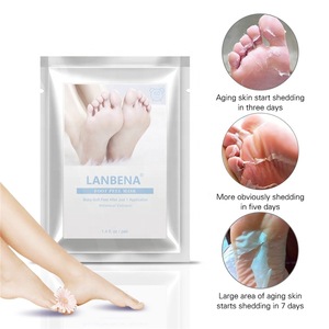 FDA certification LANBENA foot skin beauty care peel Mask