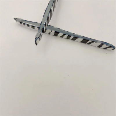 Foshan Factory Professional Hair Beauty Slanted Stainless Steel Tweezer with Leopard Print