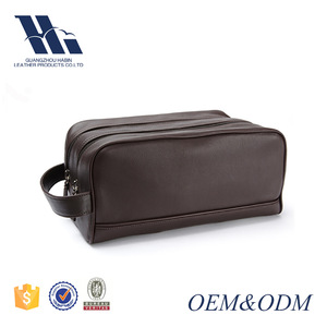 High quality pu leather makeup cosmetic bag travel bag