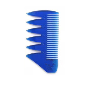 Hot sale Professional mensDouble-sided retro oil head comb large back shape partner wide tooth head fork comb