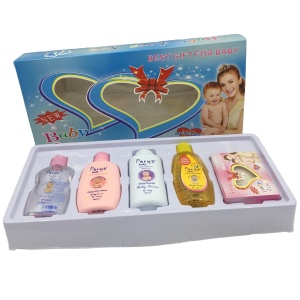 hot selling baby skin care shampoo cream lotion IN  gift set
