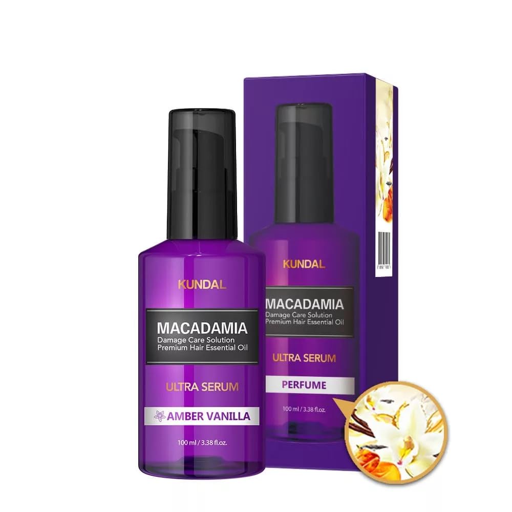 (KUNDAL) Macadamia Hair Serum [Amber Vanilla] 100ml