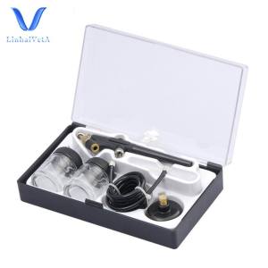 LinhaivetA decorating cake nail airbrush compressor air brush gun paint gel kit