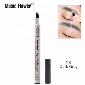 Liquid Eyebrow Pencil Waterproof with 4 Micro Fork Tip Simulate Raw Eyebrows waterproof fork tip eyebrow tattoo pen