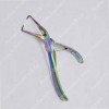 Micro Ring Hair Extension & Beading Tool Kit Plier Rainbow Color