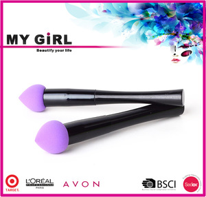 MY GIRL make up brush powder puff New Beauty cosmetic puff , Sponge long handle powder puff