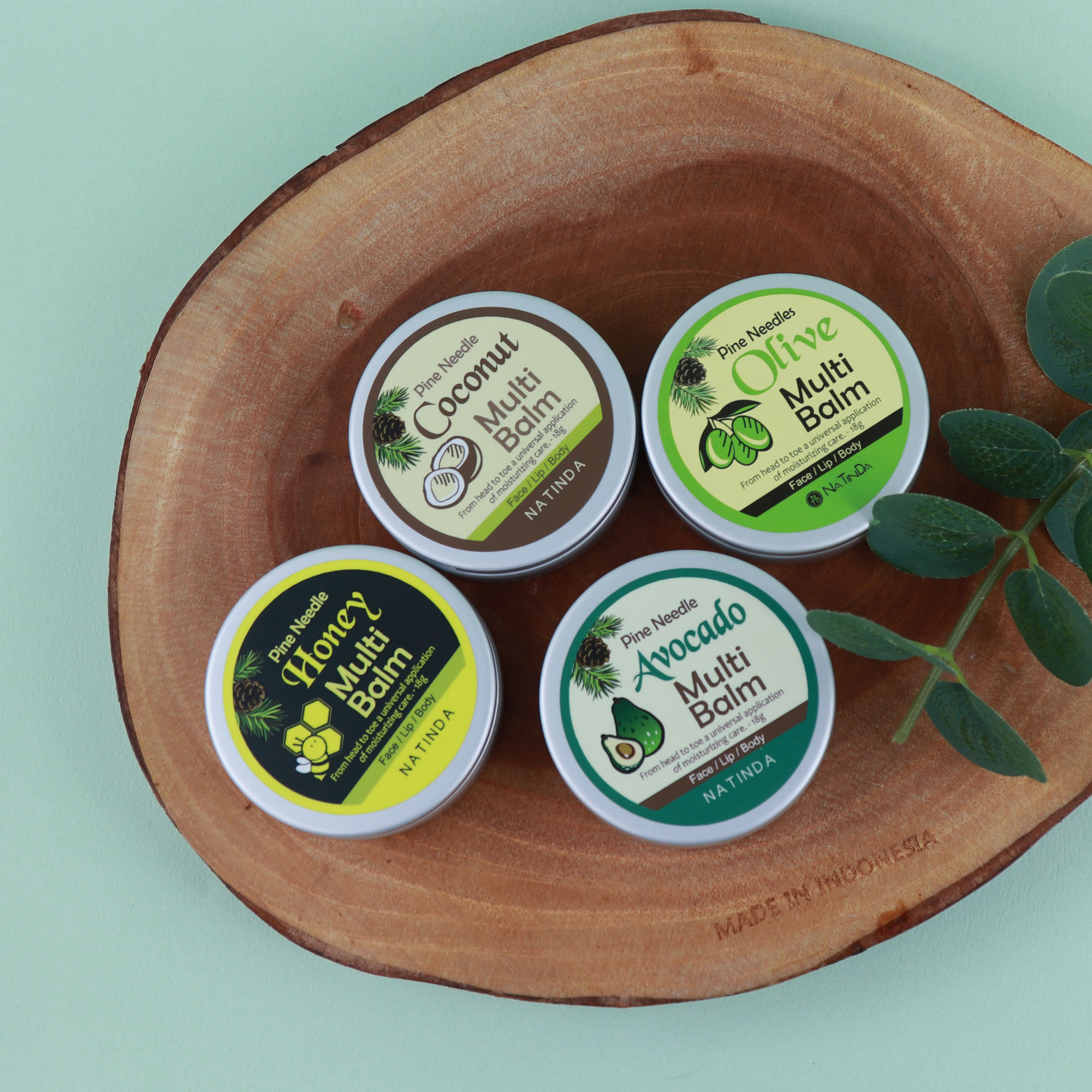 NATINDA Pine Needles Multi Balm (Olive, honey, avocado, coconut)