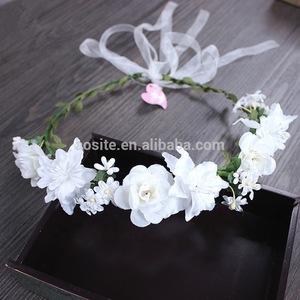 New artificial bride hair accessories garland hair piece crown of flowers