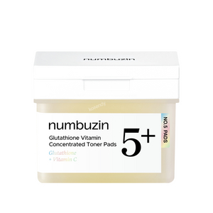 (Numbuzin) No.5+ Glutathione Vitamin Concentrated Toner Pads 70pads 180ml