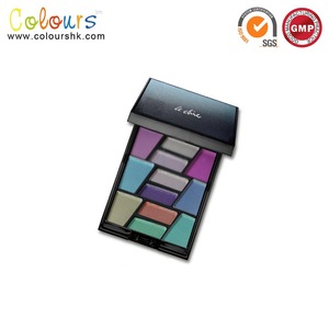 OEM cosmetics product make your own 12 color eyeshadow palette