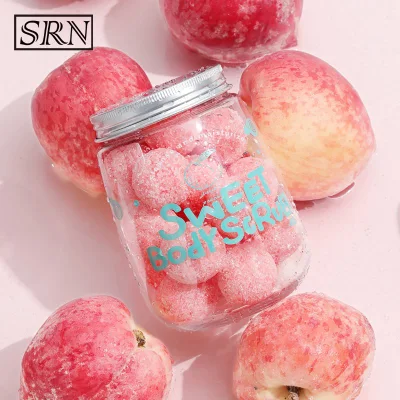 OEM Natural Organic Bath Scrub Cleansing Whitening Exfoliating Candy Sugar Body Scrub Ball