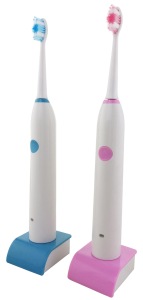 oral pop fresh white light up multi head substitutable oscillating electric irrigation toothbrush