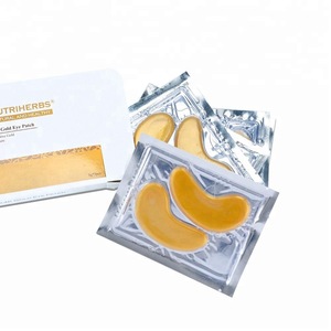 Popular New Arrival Product Amarrie Non-toxic 24k Gold Collagen Crystal Lint Free Under Eye Gel Patch Pad Eye Mask Manufacturer
