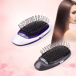 Portable Electric Negative Ions Hair Comb Brush,Straight Hair Massage Anti-static beauty Negative Ion Mini Portable Brush Comb