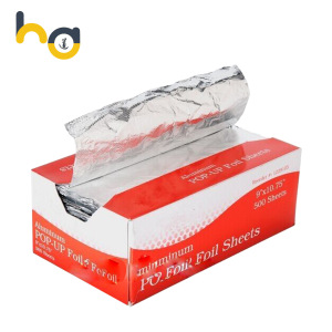 Printed embossed pop-up hairdressing hair aluminum foil for hair salon,salon foil