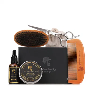Private Label Free Combination Beard Care Gift Set for Wholesale