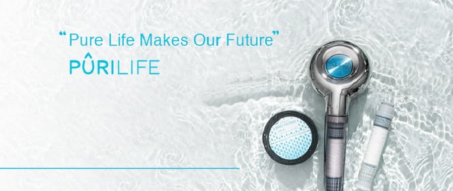 Purilife Advanced Filters shower head(White  &amp;  Black)