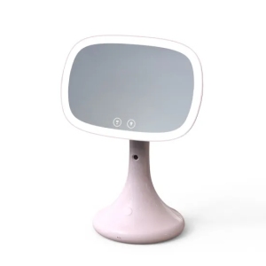 Smart LED Makeup     Desktop Decorative LED Vanity   with   Round Cosmetic Mirror Dressing Table Mirrors Lamp