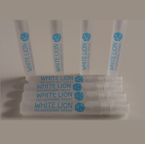 Topical Grade White Lion Wellness Spray Unaltered Pure Magnesium Chloride  Magnesium Wellness Spray 10mL