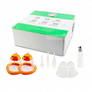 Vacuum cupping therapy cups sucking machine breast vibration massager