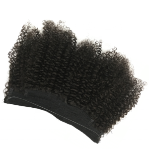 Virgin 4A 4B 4C Kinky Curly Clip In Halo Human Hair Extensions For Black Women