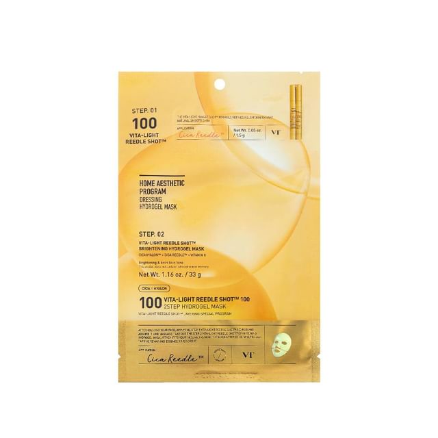 (VT) VITA-LIGHT REEDLE SHOT® 100 2STEP HYDROGEL MASK 4ea