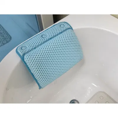 Wholesale Eco -Friendly Bathtub SPA Bath Tub Pillow Set Headrest Bath Pillows with Suction Cups